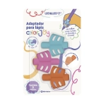 Adaptador Ergonômico para Lápis c/3 Unid Color Joy Leo&Leo