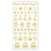 Adesivo Mini Foil Dourado Festa Toke e Crie 20951