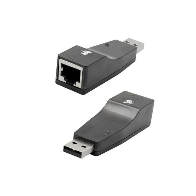 Adaptador USB 2.0 5+ 015-2045 para Rede RJ45 Ethernet 10/100 Mbps