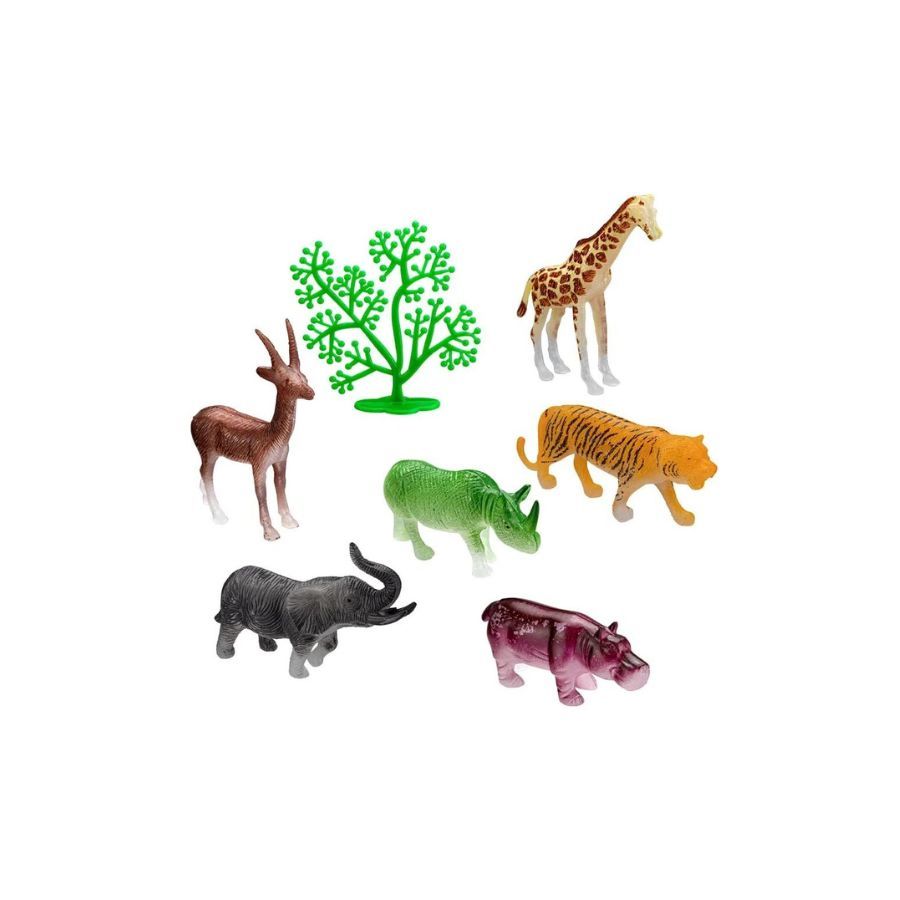 Animais Plásticos Kit Animais da Selva c/11 Peças Sortido 791814