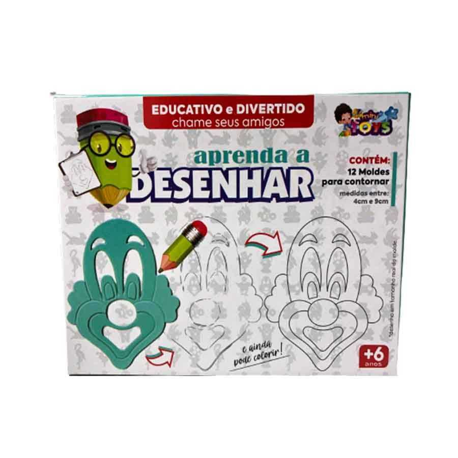 Aprenda a Desenhar c/12 Unid Mini Toys na Papelaria Art Nova