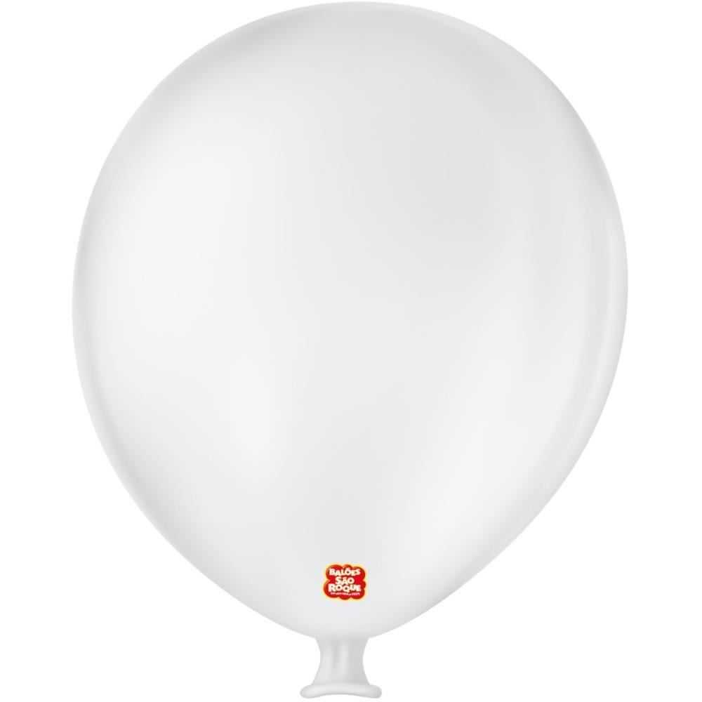 Balão Gigante Liso Branco São Roque