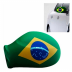 Bandeira Brasil Retrovisor Carro c/ 2 Unid Leveza 