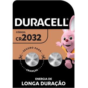 Bateria Moeda CR2032 Duracell 3V c/2 Unid 639203