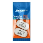Borracha Mercur Oval Branca c/2 Pack
