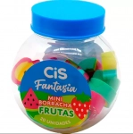 Borracha Cis Mini Mini Frutas Pote c/20 Unid. 55.3410