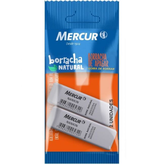 Borracha Técnica Nankin Mercur c/2 Unid Pack