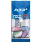 Borracha Ponteira Lápis Mercur c/6 Unid Pack - Branca e Color 