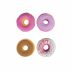 Borracha Lancheira Donuts c/4 Unid Tilibra 345156