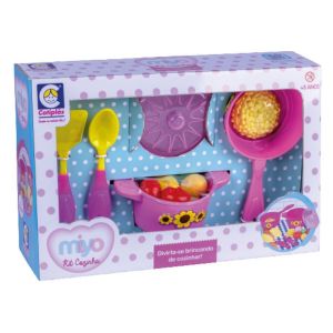 Brinquedo Faz de Conta Miyo Kit Cozinha 12 Peças Cotiplás 2545