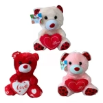Brinquedo de Pelúcia Urso com Coração Sortido Dutoys