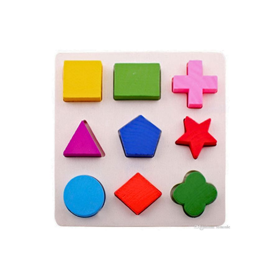 Brinquedo Didático Encaixe Formas e Frações Sortido Mdf Toy Mix 336.43.99
