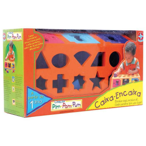 Brinquedo Educativo Caixa-Encaixa Estrela