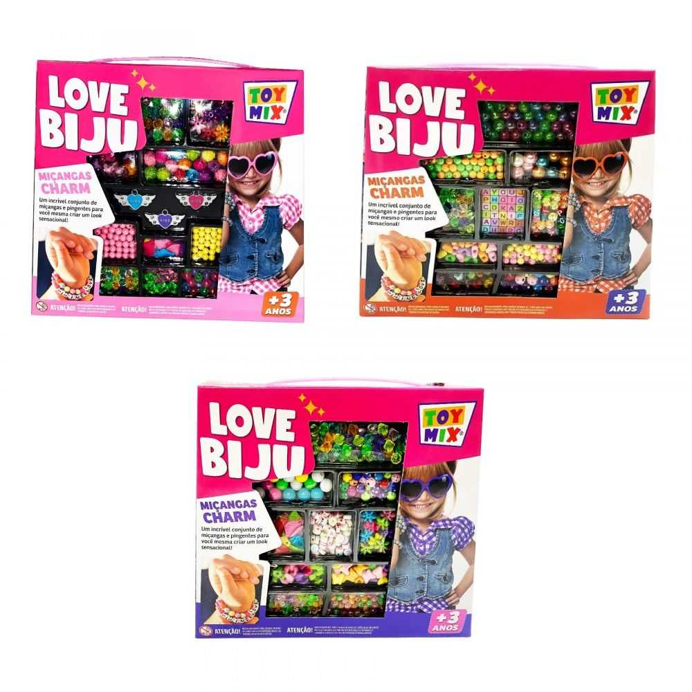 Brinquedo Love Biju Miçangas Charm Toy Mix 