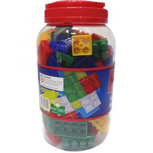 Brinquedo para Montar Bricks Blocos de Montagem 100 Peças Pais e Filhos 4752