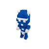 Brinquedo para Montar Liga dos Defensores 64 Peças Defensor Azul GGB Plast 350