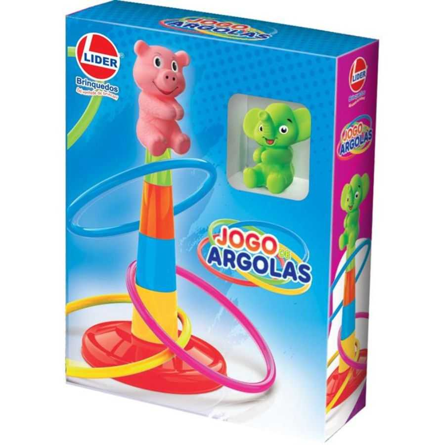 Brinquedo Pedagógico Jogo de Argolas Líder 3326