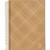 Caderneta Espiral Capa Dura 80 Fls Kraft Gold Jandaia