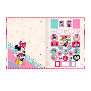 Caderno Brochura 1/4 (pequeno) Capa Dura 48 Fls Minnie Tilibra