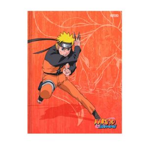 Caderno Brochura 1/4 (pequeno) Capa Dura 80 Fls Naruto São Domingos