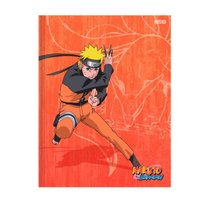 Caderno Brochura 1/4 (pequeno) Capa Dura 80 Fls Naruto São