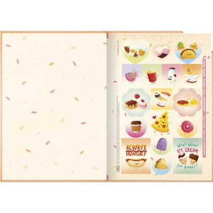 Caderno Brochura 1/4 (pequeno) Capa Dura 80 Fls Taste Tilibra