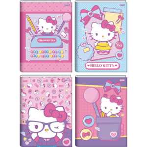 Caderno Brochura Univ. Capa Dura 80 Fls Hello Kitty Jandaia