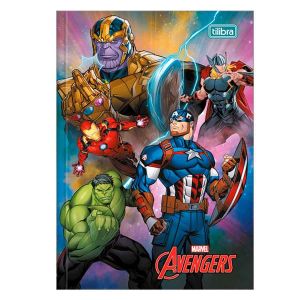 Caderno Brochura Univ. Capa Dura 48 Fls Avengers Tilibra