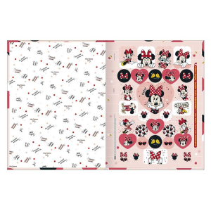 Caderno Brochura Univ Capa Dura 80 Fls Minnie Tilibra