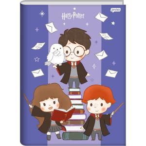 Caderno Brochura Univ. Capa Dura 96 Fls Harry Potter Jandaia