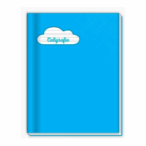 Caderno Caligrafia Brochura 40 Fls Capa Dura Credeal