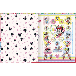 Caderno Caligrafia Brochura Univ. 40 Fls Capa Dura Minnie Tilibra