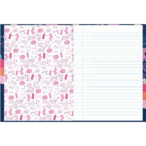 Caderno Caligrafia Brochura Univ. 40 Fls Capa Dura Barbie Foroni 4082493