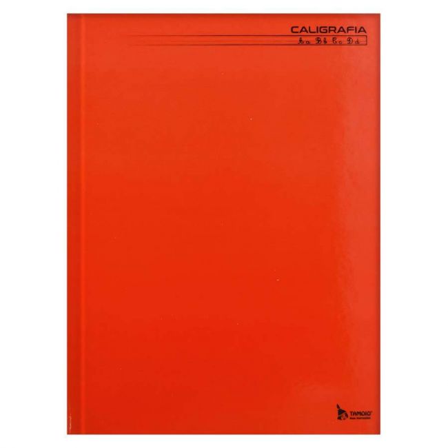 Caderno Caligrafia Brochura Univ. 96 Fls Capa Dura Vermelho Tamoio 02221