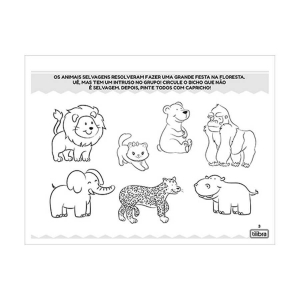 50 Desenhos De Animais Para Colorir Pintar em Folha Tamanho A5 Atividades  Educativas Atividades Pedagógicas