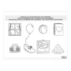 Caderno de Atividades Formas Geométricas Académie 20 Fls Tilibra 322687