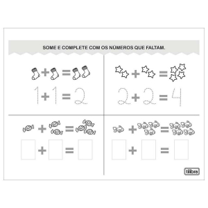 Caderno de Atividades Matemática Adição Académie 32 Fls Tilibra 294870