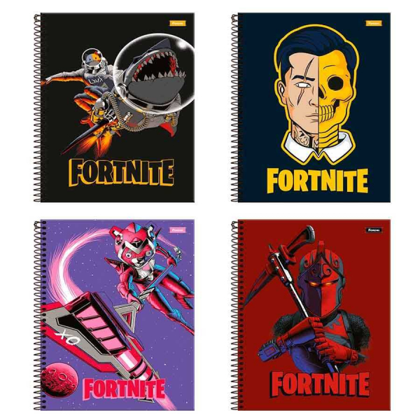 Caderno C/D 01 Materia Fortnite Foroni