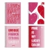 Caderno Espiral 1/4 (pequeno) Capa Dura 80 Fls Love Pink Tilibra 241911