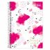 Caderno Espiral 1/4 (pequeno) Capa Dura 80 Fls Love Pink Tilibra 241911