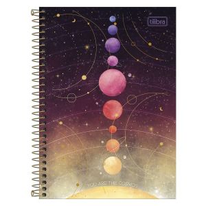 Caderno Pequeno Brochura Gato Galáctico - Tilibra