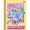 Caderno Espiral 1/4 (pequeno) Capa Dura 80 Fls Minecraft Foroni 