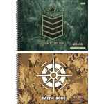 Caderno Espiral Cartografia e Desenho Capa Dura 80 Fls Adventure Jandaia 