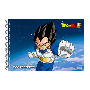 Caderno Espiral Cartografia e Desenho Capa Dura 60 Fls Dragon Ball São  Domingos na Papelaria Art Nova