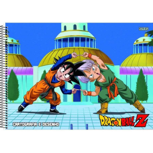 Caderno Espiral Cartografia e Desenho Capa Dura 60 Fls Dragon Ball São  Domingos na Papelaria Art Nova