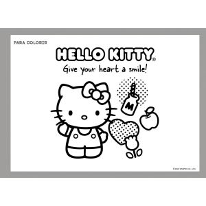 Hello Kitty para colorir em 2023  Hello kitty, Desenhos da hello kitty  para colorir, Casa da hello kitty