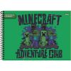 Caderno Espiral Cartografia e Desenho Capa Dura 80 Fls Minecraft Foroni 