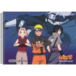 Bolsa Naruto Aldeia da folha Preta Transversal