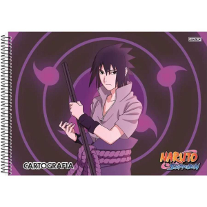 Caderno Brochura 1/4 (pequeno) Capa Dura 80 Fls Naruto São Domingos na  Papelaria Art Nova