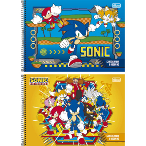 Caderno Espiral Cartografia e Desenho Capa Dura 80 Fls Sonic Tilibra